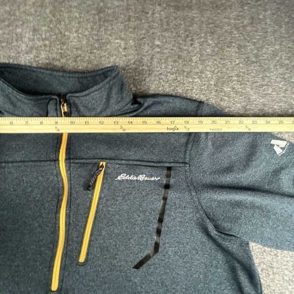 Eddie Bauer First Ascent Sweater Men XL Cloud Layer 1/4 Zip Pullover Hike Fleece - Picture 6 of 8